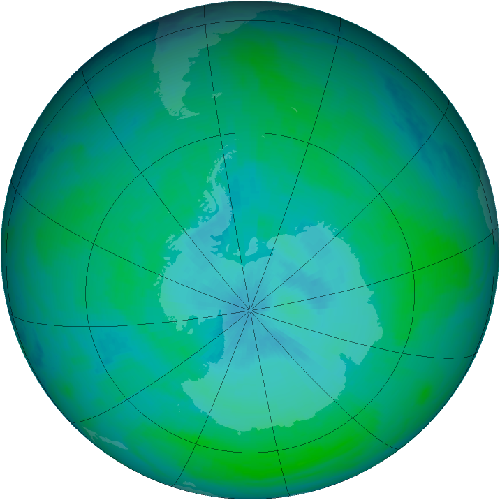 Ozone Map 2003-12-31